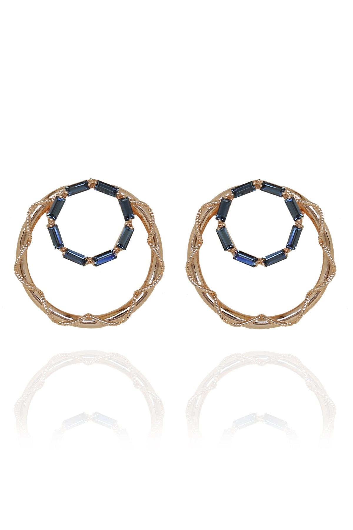 Buy Two Round Hoops For Women Online at ScrollnShops